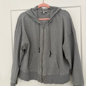 Gray Women's Hoodie zip up